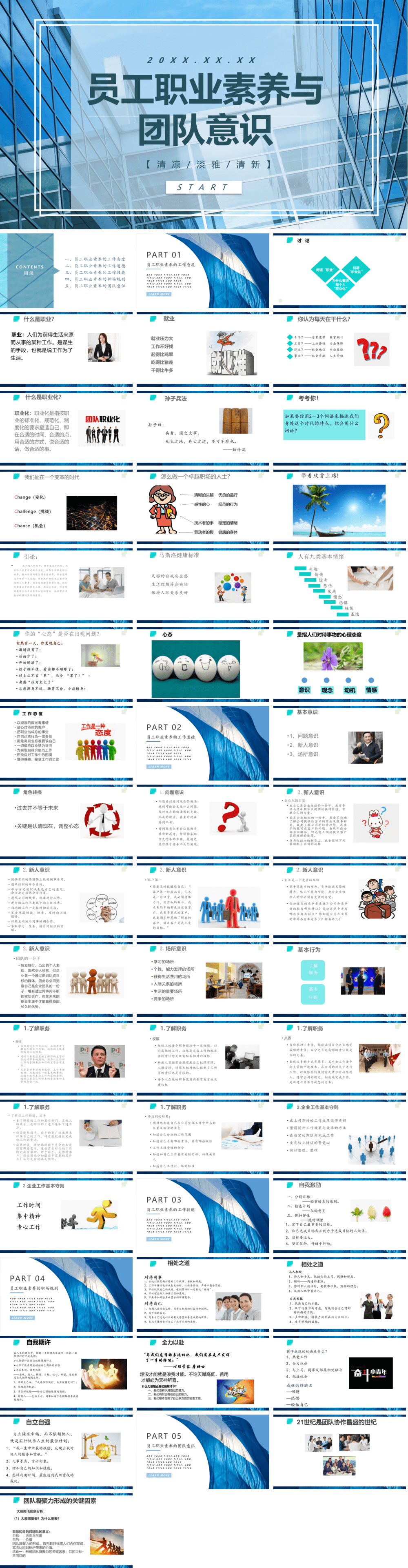 23PPT - 员工培训-15 员工职业素养与团队意识.pptx
